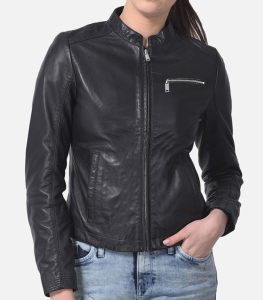 Women Lambskin Genuine Leather Jacket