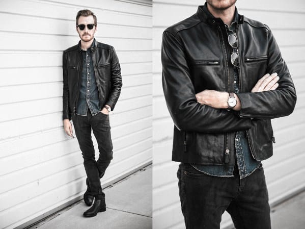 HOW TO WEAR A LEATHER JACKET