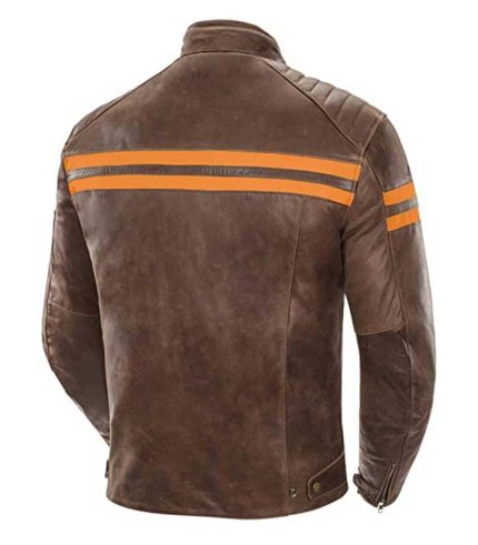 Classic 92 Mens Brown Leather Jacket 1