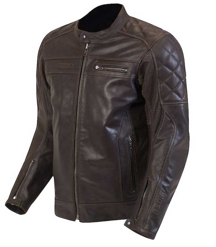 Men Brown Motorcycle Biker Vintage Leather Jacket